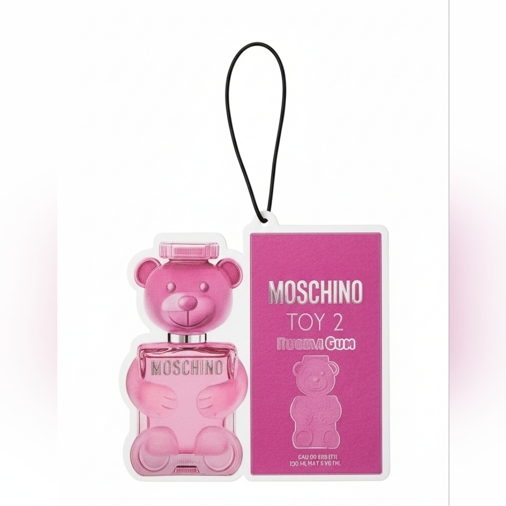 Moschino Toy 2 Bubble Gum Printed Air Freshener Scented New